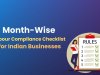 A Practical Month-Wise Labour Compliance Checklist for Indian Businesses